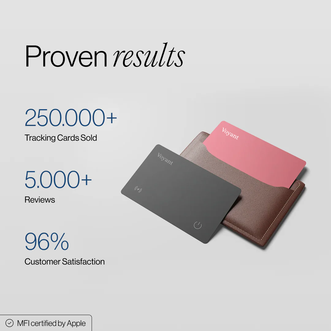 Voyant. Tracking Card